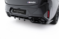 BMW X4 M-Sport G02 Facelift 2021+ Bakre Splitter (Med Splitters) V.2 Maxton Design